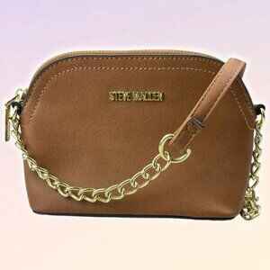 STEVE MADDEN Brown Leatherette Crossbody